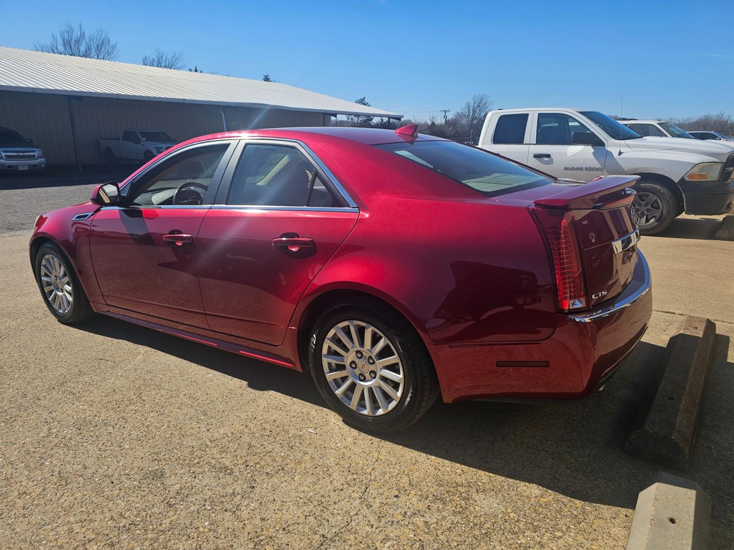 2012 MAROON Cadillac CTS Luxury (1G6DE5E59C0) with an 3.0L V6 DOHC 24V FFV engine, located at 533 S Seven Points BLVD, Seven Points, TX, 75143, (430) 255-4030, 32.313999, -96.209351 - Photo#3